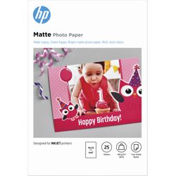 HP Matte FSC Photo Paper 4x6 25 sheets